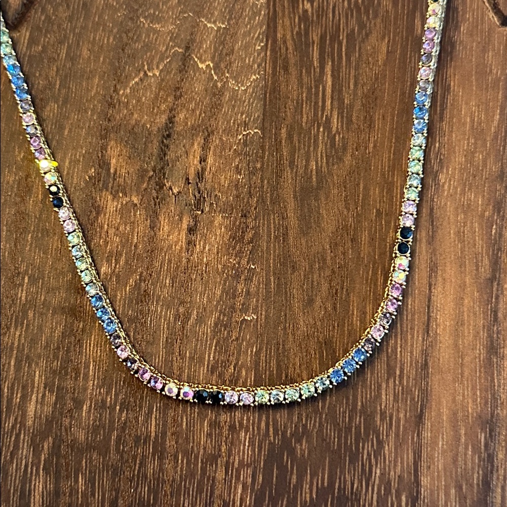 Baublebar Bennett Multicolor Classic Tennis Necklace - Picture 10 of 10